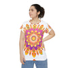 Rainbow Mandala Women's T-Shirt - Colorful & Intricate All Over Prints - Blululi