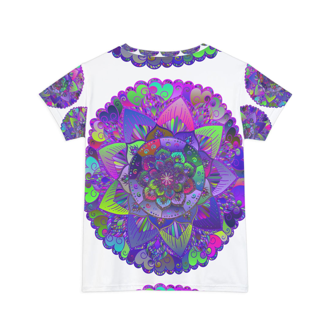 Rainbow Mandala Women's T-Shirt - Colorful & Intricate All Over Prints - Blululi