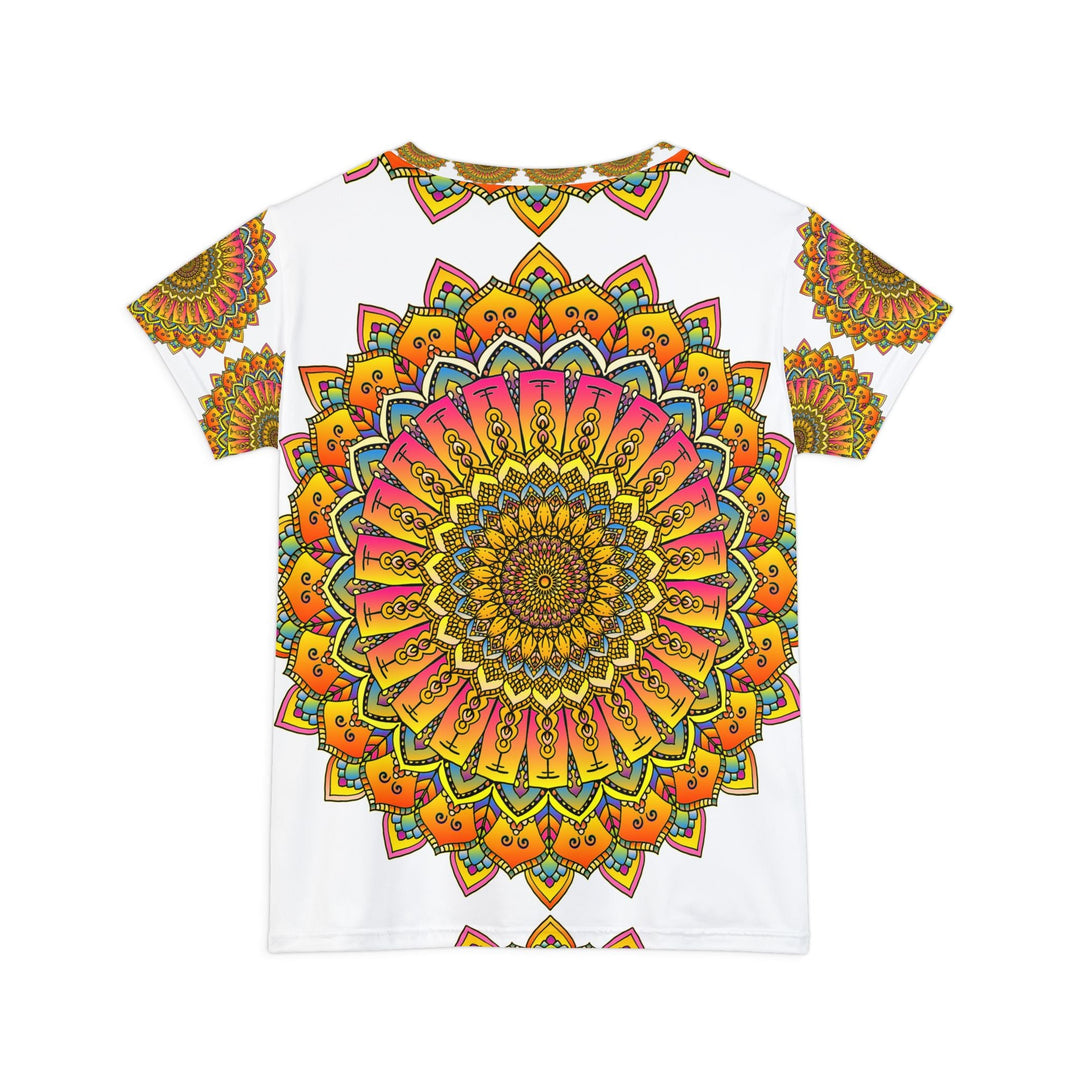 Rainbow Mandala Women's T-Shirt - Colorful & Spiritual All Over Prints - Blululi