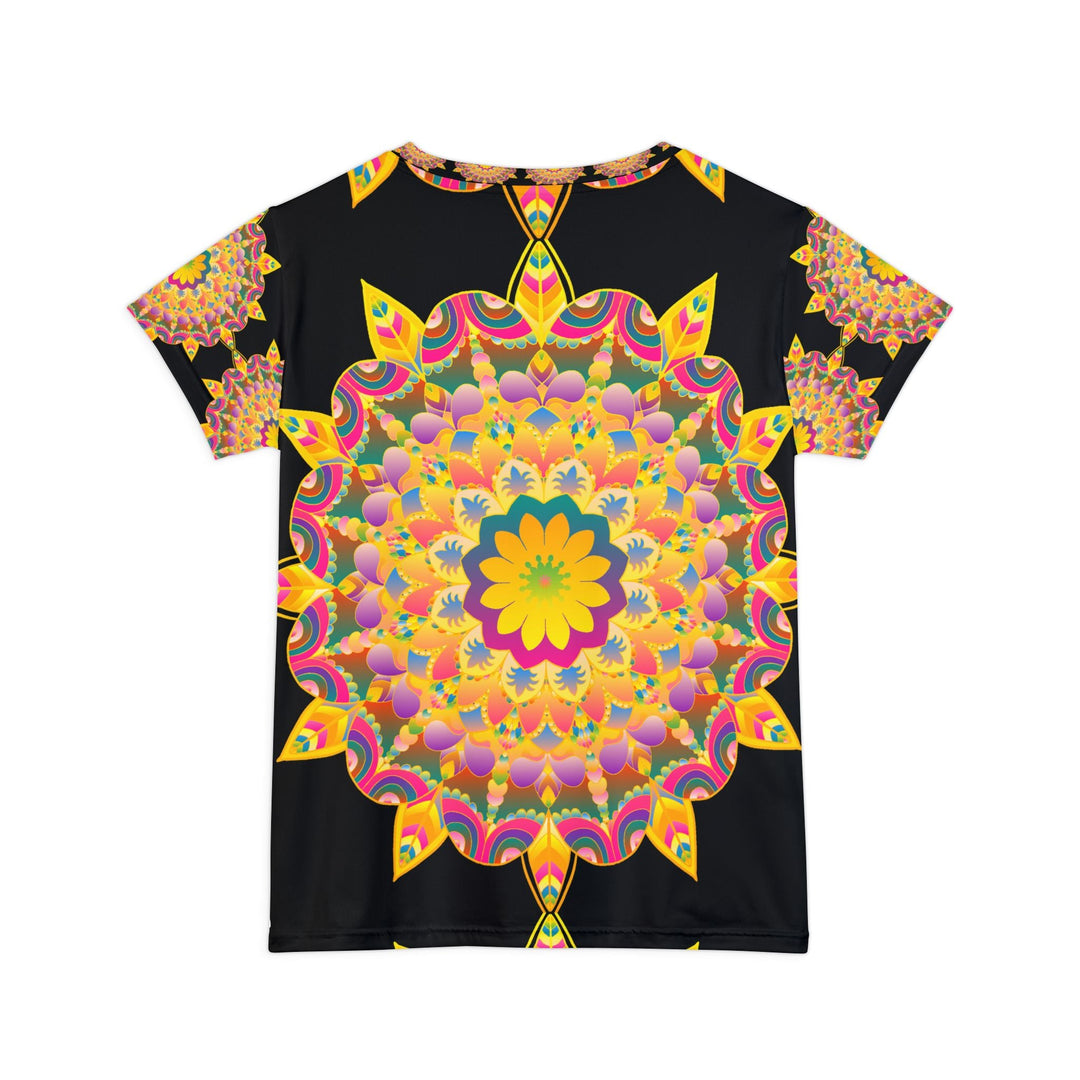 Rainbow Mandala Women's T-Shirt - Colorful & Unique All Over Prints - Blululi