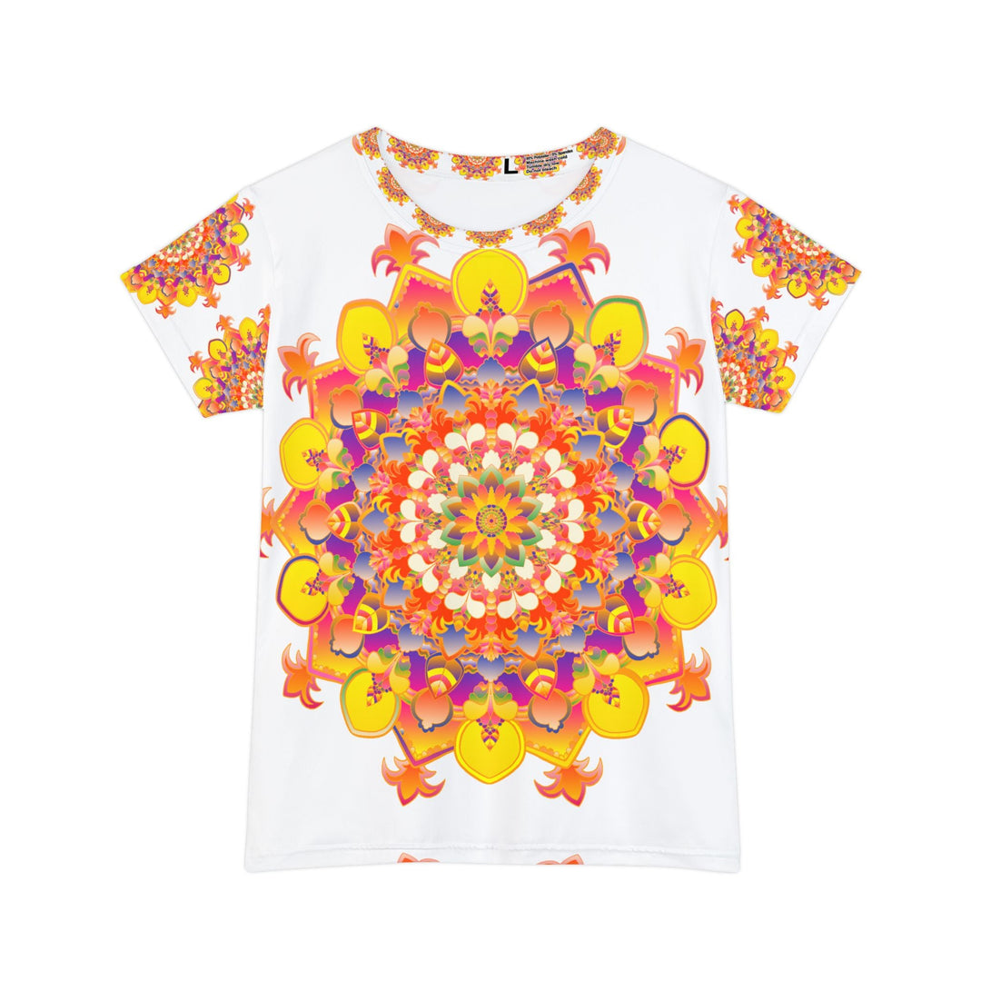 Rainbow Mandala Women's T-Shirt - Colorful & Vibrant All Over Prints - Blululi