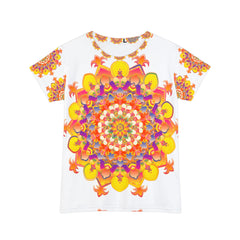 Rainbow Mandala Women's T-Shirt - Colorful & Vibrant All Over Prints - Blululi