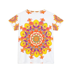 Rainbow Mandala Women's T-Shirt - Colorful & Vibrant All Over Prints - Blululi