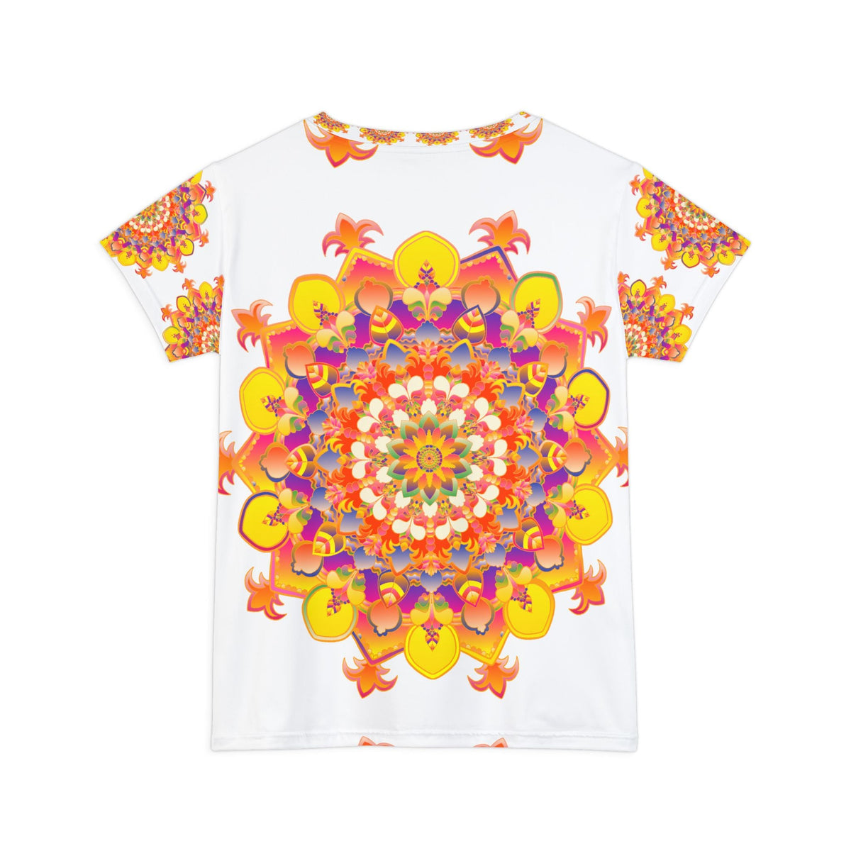 Rainbow Mandala Women's T-Shirt - Colorful & Vibrant All Over Prints - Blululi