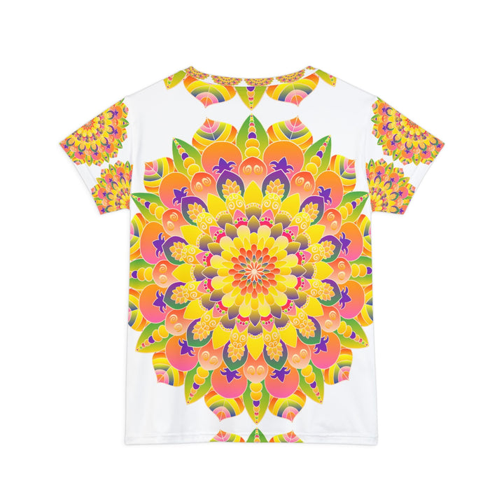 Rainbow Mandala Women's T-Shirt - Colorful & Vibrant All Over Prints - Blululi