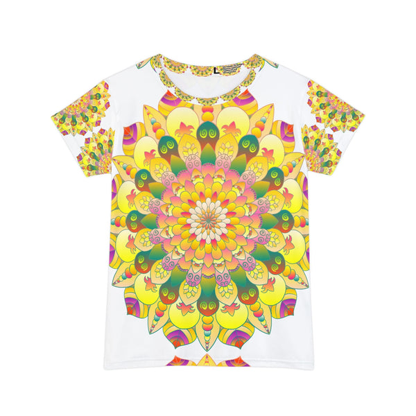 Rainbow Mandala Women's T-Shirt - Colorful & Vibrant All Over Prints - Blululi