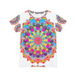 Rainbow Mandala Women's T-Shirt - Peace & Harmony All Over Prints - Blululi