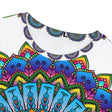 Rainbow Mandala Women's T-Shirt - Psychedelic Art All Over Prints - Blululi