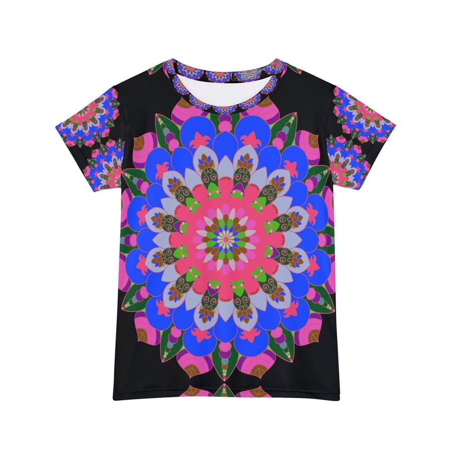 Rainbow Mandala Women's T-Shirt - Spiritual Art All Over Prints - Blululi