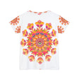 Rainbow Mandala Women's T-Shirt - Vibrant Art All Over Prints - Blululi