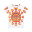 Rainbow Mandala Women's T-Shirt - Vibrant Art All Over Prints - Blululi