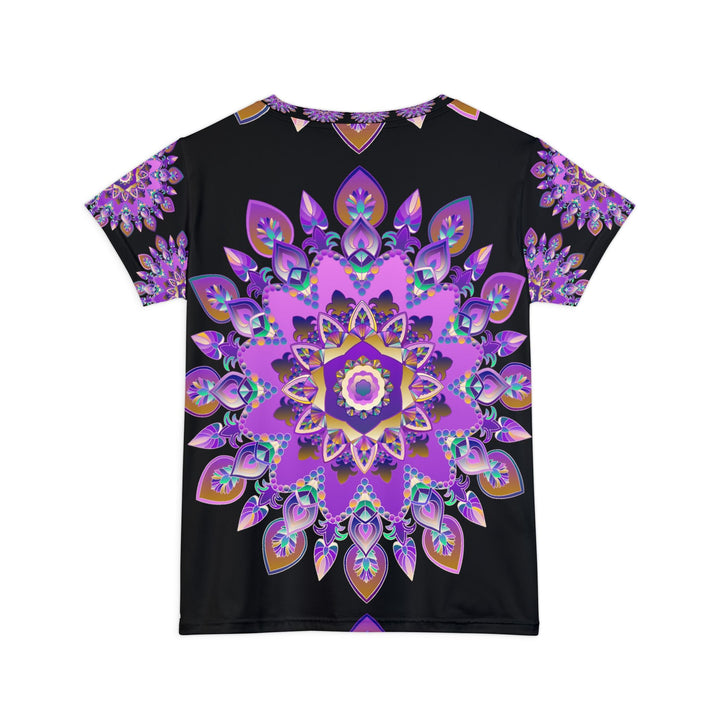 Rainbow Mandala Women's T-Shirt - Vibrant Design All Over Prints - Blululi