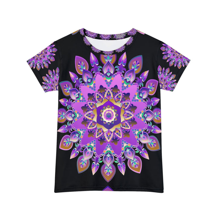 Rainbow Mandala Women's T-Shirt - Vibrant Design All Over Prints - Blululi