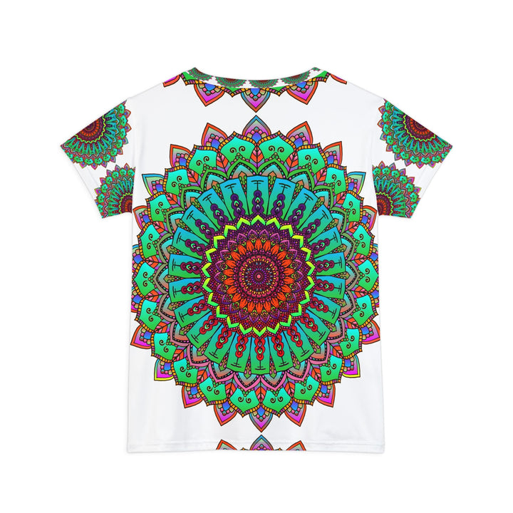 Rainbow Mandala Women's T-Shirt - Vibrant & Intricate All Over Prints - Blululi