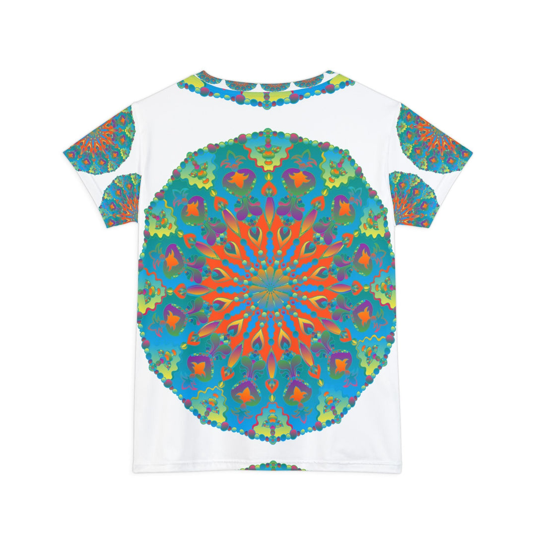 Rainbow Mandala Women's T-Shirt - Vibrant & Intricate All Over Prints - Blululi