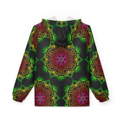Rainbow Windbreaker Jacket with Blululi Mandala Art Designs Outerwear - Blululi