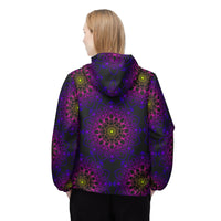 Rainbow Windbreaker Jacket with Blululi Mandala Art Designs Outerwear - Blululi