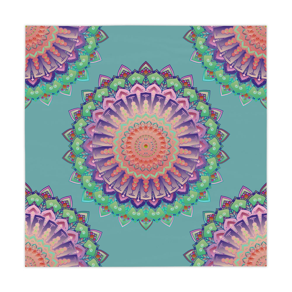 Sage Green Mandala Tablecloth - Boho Decor Home Decor - Blululi