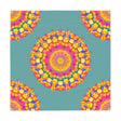Sage Green Mandala Tablecloth - Colorful Floral Design Home Decor - Blululi