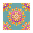 Sage Green Mandala Tablecloth - Floral Design Home Decor - Blululi