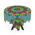 Sage Green Mandala Tablecloth - Intricate Design Home Decor - Blululi