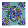 Sage Green Mandala Tablecloth - Intricate Design Home Decor - Blululi