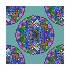 Sage Green Mandala Tablecloth - Intricate Design Home Decor - Blululi