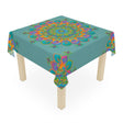 Sage Green Mandala Tablecloth - Intricate Design Home Decor - Blululi