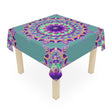 Sage Green Mandala Tablecloth - Intricate Design Home Decor - Blululi