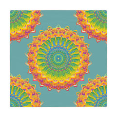 Sage Green Mandala Tablecloth - Intricate Design Home Decor - Blululi