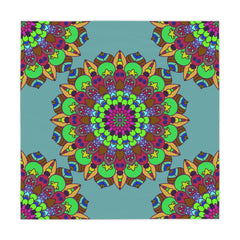 Sage Green Mandala Tablecloth - Intricate Design Home Decor - Blululi