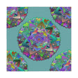 Sage Green Mandala Tablecloth - Intricate Floral Design Home Decor - Blululi