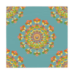 Sage Green Mandala Tablecloth - Rainbow Harmony Home Decor - Blululi