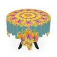 Sage Green Mandala Tablecloth - Vibrant Boho Decor Home Decor - Blululi