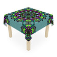 Sage Green Mandala Tablecloth - Vibrant Circular Design Home Decor - Blululi