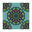 Sage Green Mandala Tablecloth - Vibrant Circular Design Home Decor - Blululi