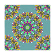 Sage Green Mandala Tablecloth - Vibrant Floral Design Home Decor - Blululi