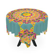 Sage Green Mandala Tablecloth - Vibrant & Intricate Home Decor - Blululi