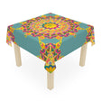 Sage Green Mandala Tablecloth - Vibrant & Intricate Home Decor - Blululi