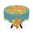 Sage Green Mandala Tablecloth - Vibrant & Intricate Home Decor - Blululi