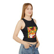 Savana Cat Tank Top - Colorful Stripe Design Tank Top - Blululi