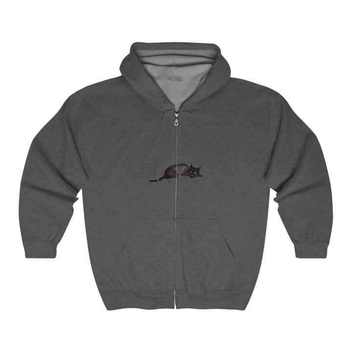 Sleeping Black Cat Hoodie - Cozy & Cute Hoodie - Blululi