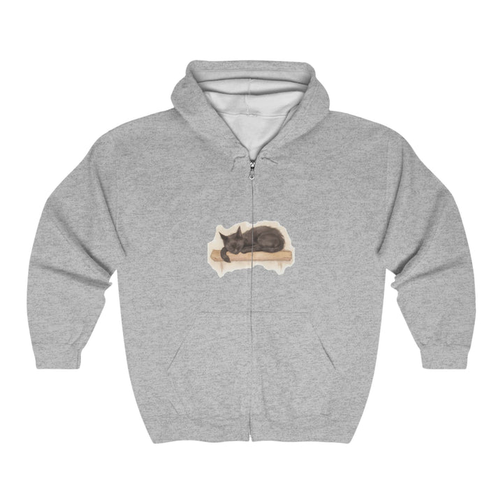 Sleeping Black Cat Hoodie - Cozy & Cute Hoodie - Blululi