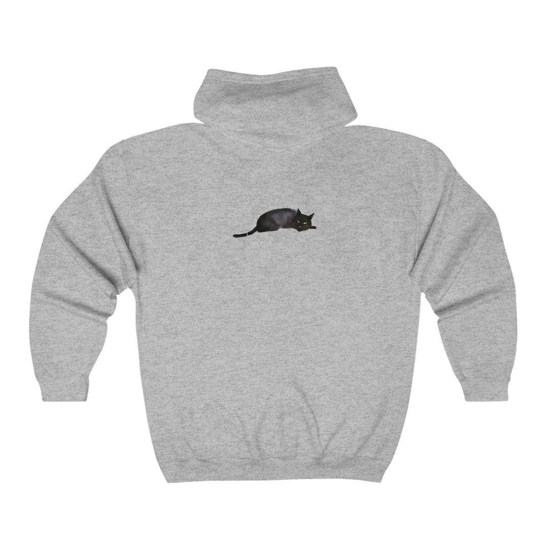 Sleeping Black Cat Hoodie - Cozy & Cute Hoodie - Blululi