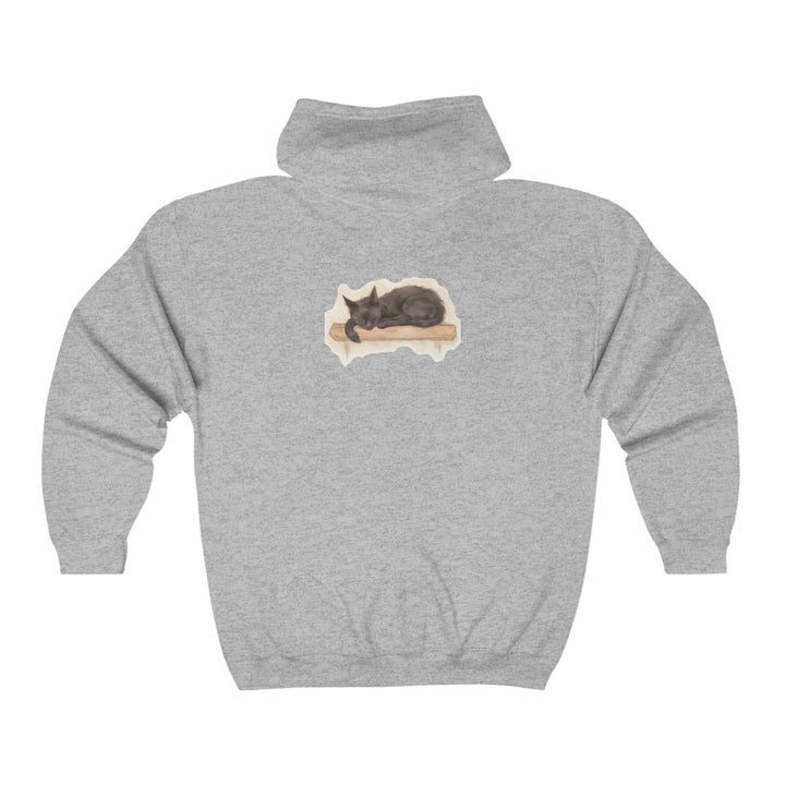 Sleeping Black Cat Hoodie - Cozy & Cute Hoodie - Blululi