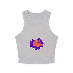 Sleeping Cat Watercolor Racerback Tank Top Tank Top - Blululi