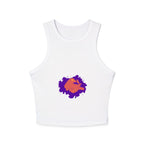 Sleeping Cat Watercolor Racerback Tank Top Tank Top - Blululi