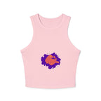Sleeping Cat Watercolor Racerback Tank Top Tank Top - Blululi