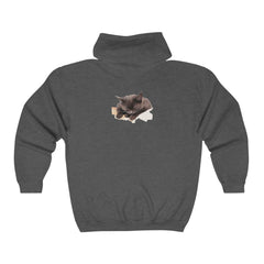 Sleepy Cat Hoodie - Cozy & Soft Black Cat Design Hoodie - Blululi