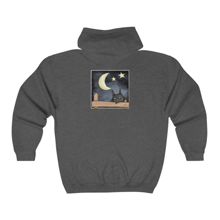 Sleepy Cat Moon Night Hoodie Hoodie - Blululi